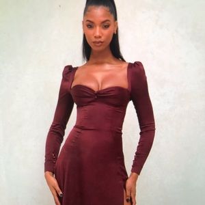 Arlinda raisin dress House of CB